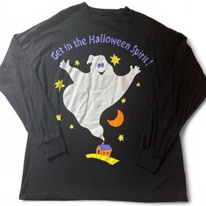 Vintage Hallmark “Get In The Halloween Spirit!” Nightgown XL Oversized MadeinUSA